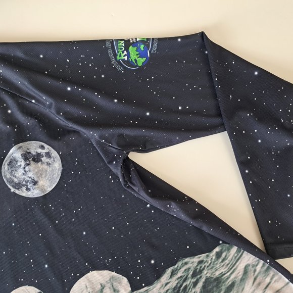 Commemorative Long Sleeve Polyester Shirt - Run to the Moon 5K 10K - Picture 4 of 14